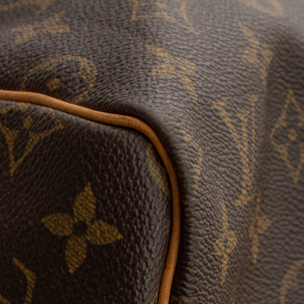 Keepall 55 Vintage en toile monogramme marron
