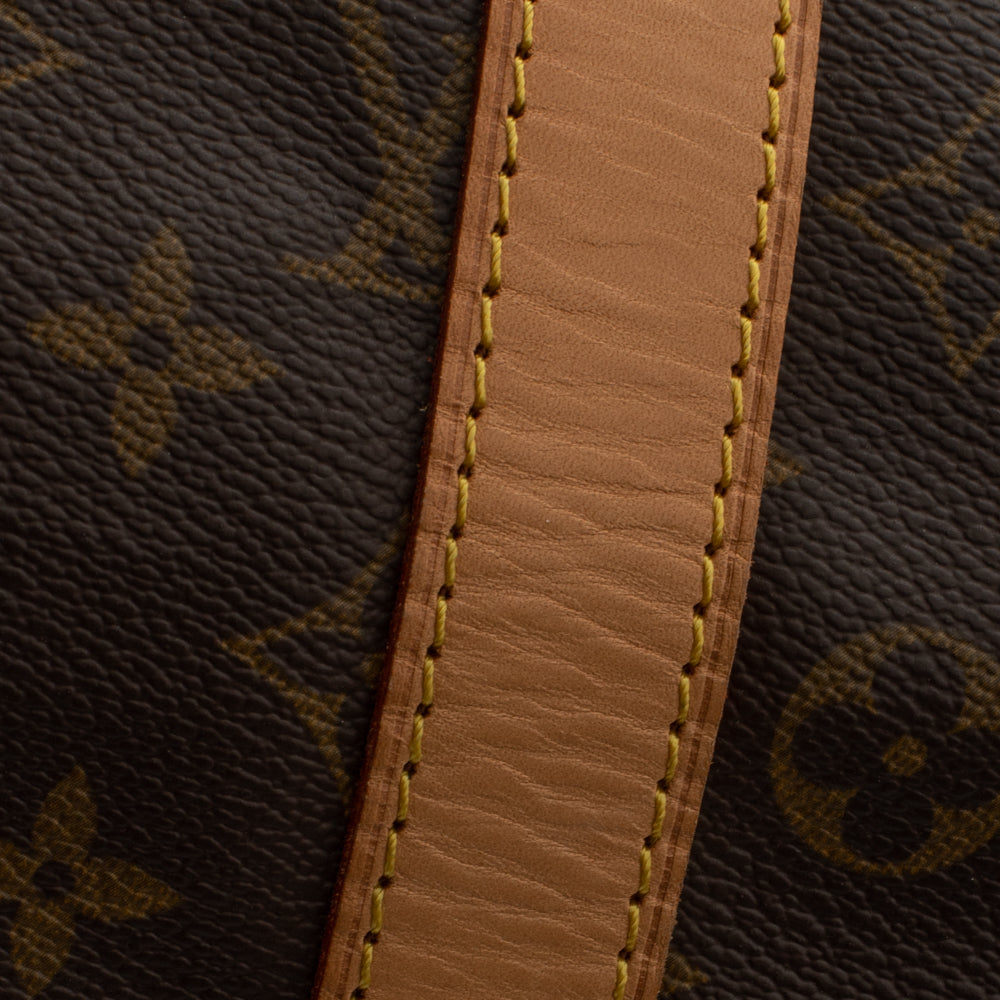 Keepall 55 Vintage en toile monogramme marron