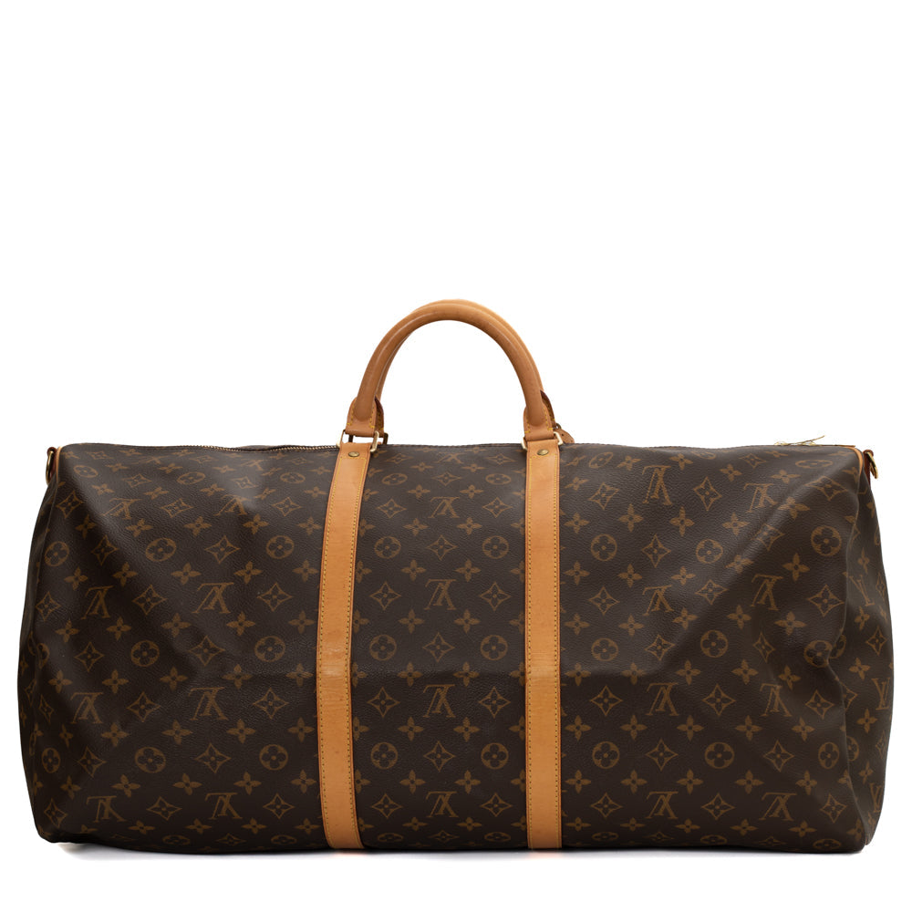 Keepall 60 Vintage en toile monogramme marron