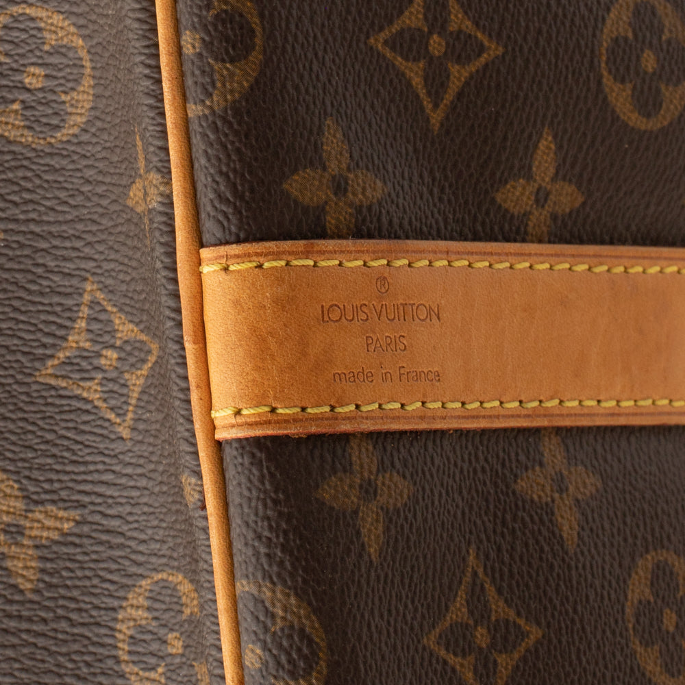 Keepall 60 Vintage en toile monogramme marron