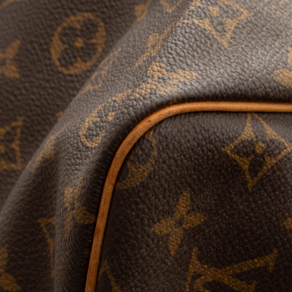 Keepall 60 Vintage en toile monogramme marron