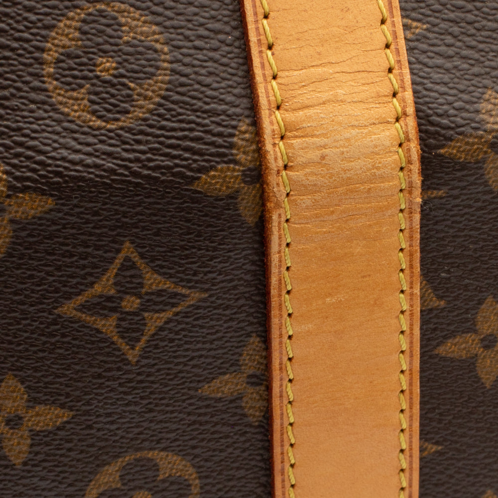 Keepall 60 Vintage en toile monogramme marron