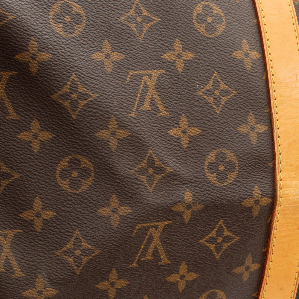 Keepall 60 Vintage en toile monogramme marron