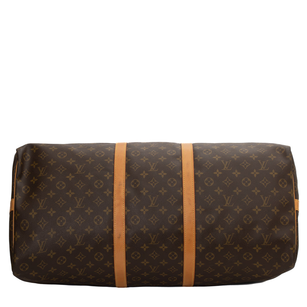 Keepall 60 Vintage en toile monogramme marron