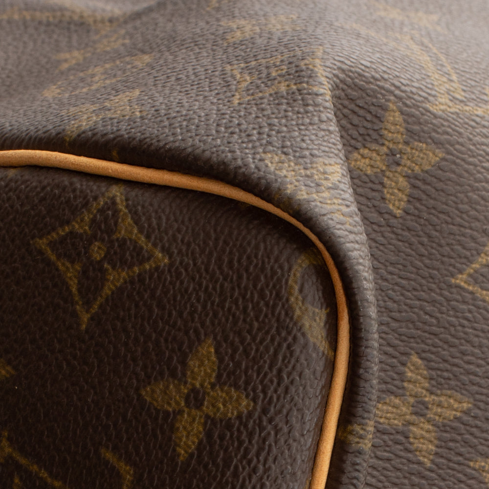 Keepall 60 Vintage en toile monogramme marron