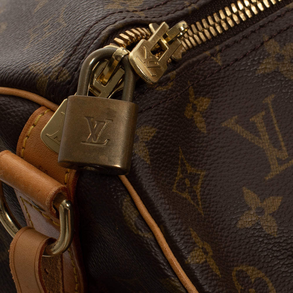 Keepall 60 Vintage en toile monogramme marron