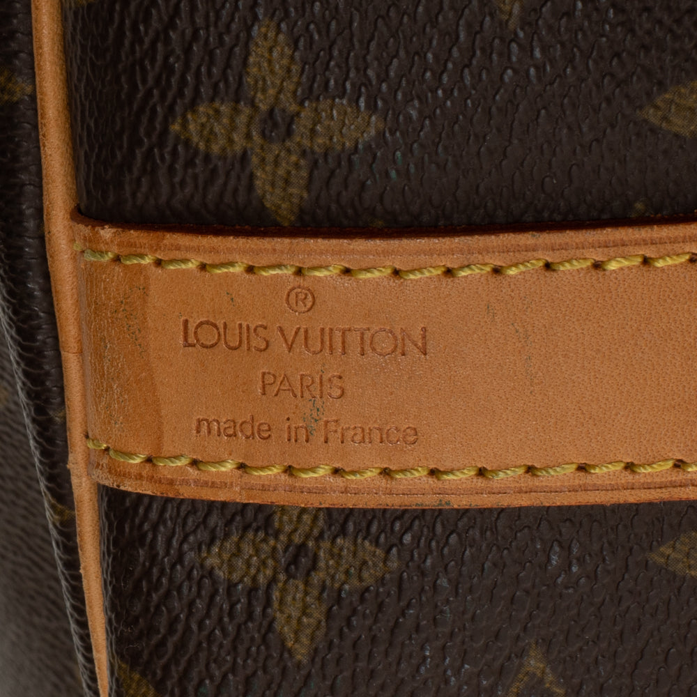 Keepall 60 Vintage en toile monogramme marron