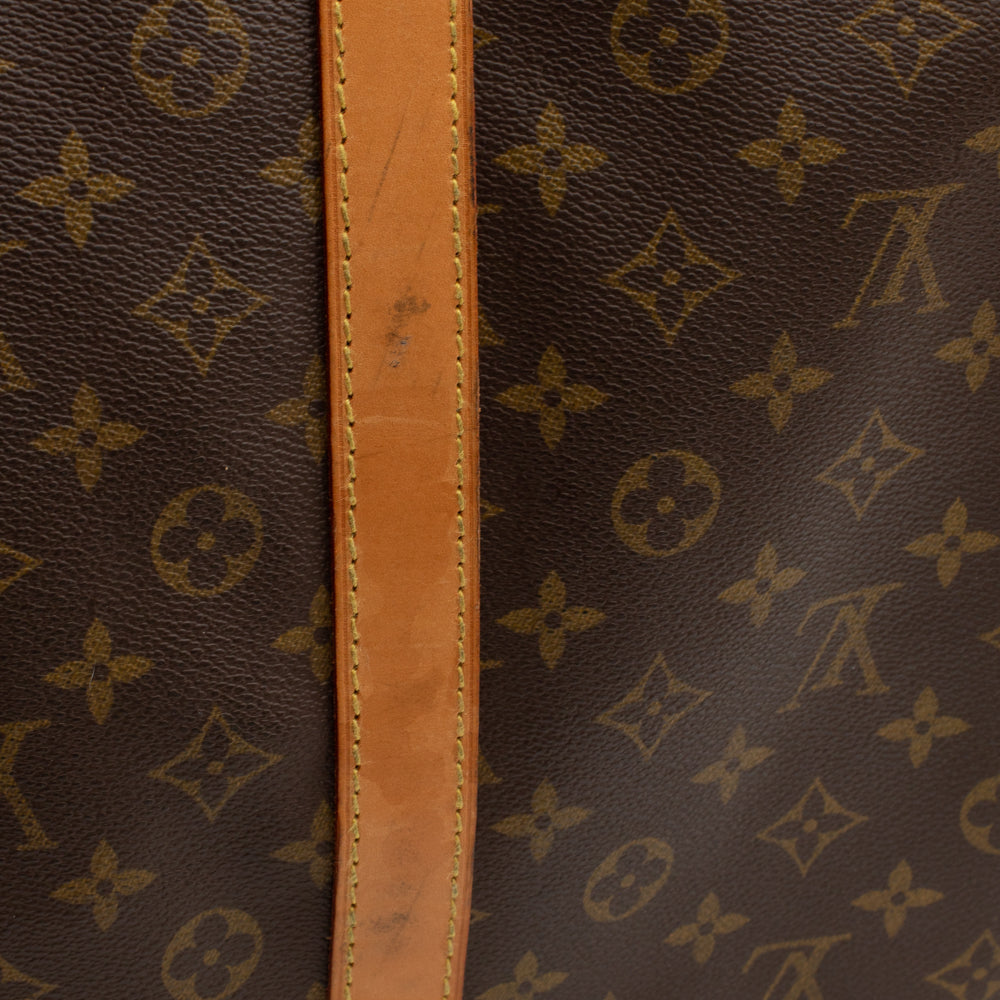 Keepall 60 Vintage en toile monogramme marron