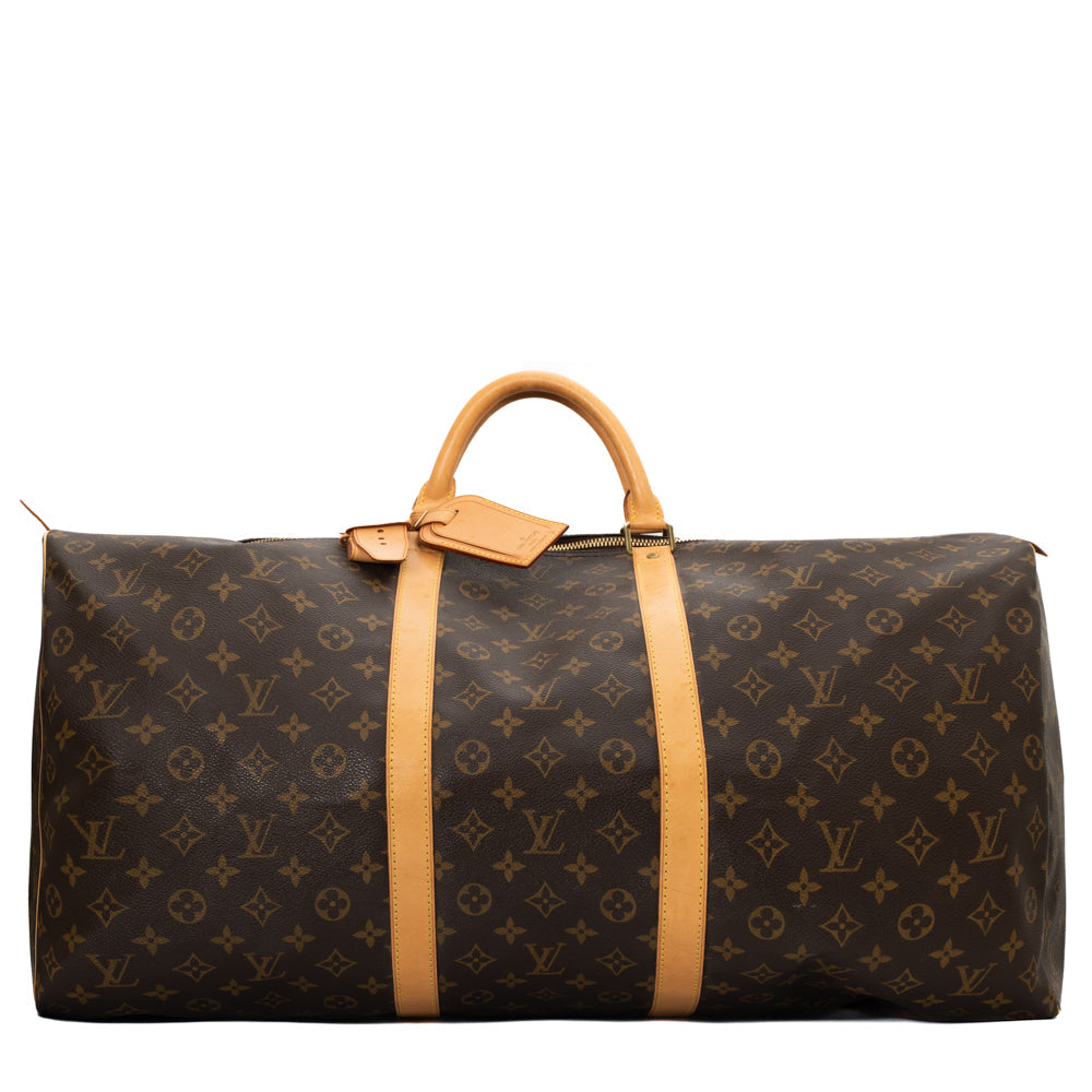 Keepall 60 Vintage en toile monogram marron