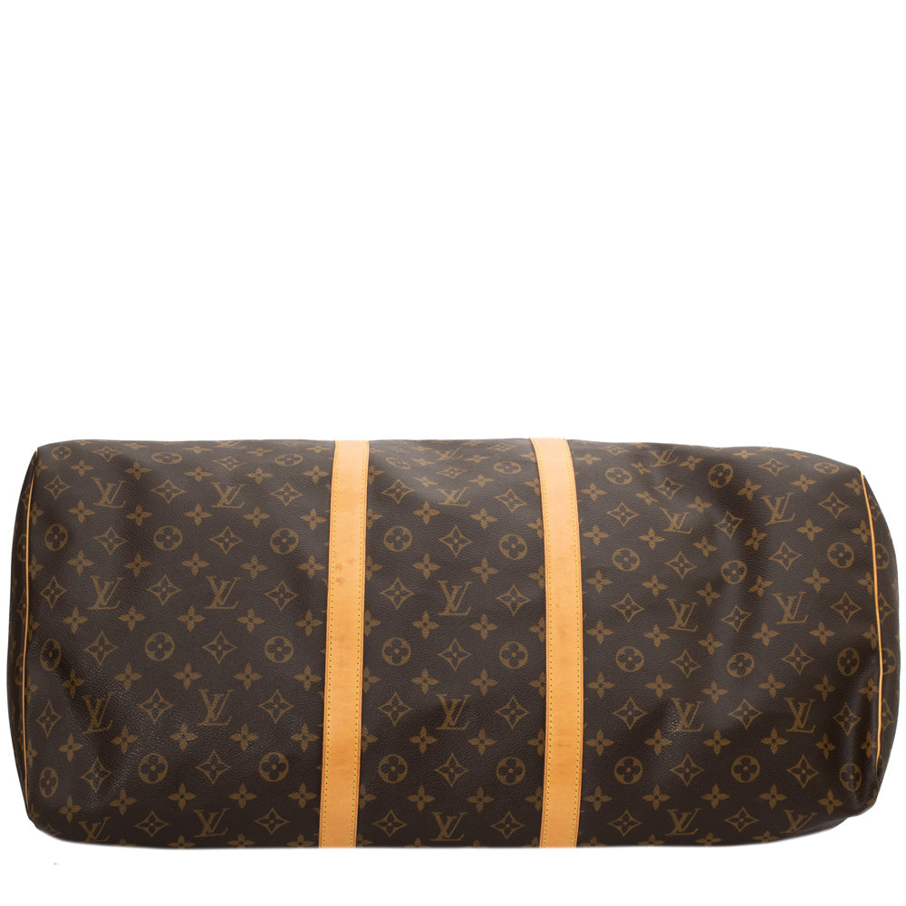 Keepall 60 Vintage en toile monogram marron