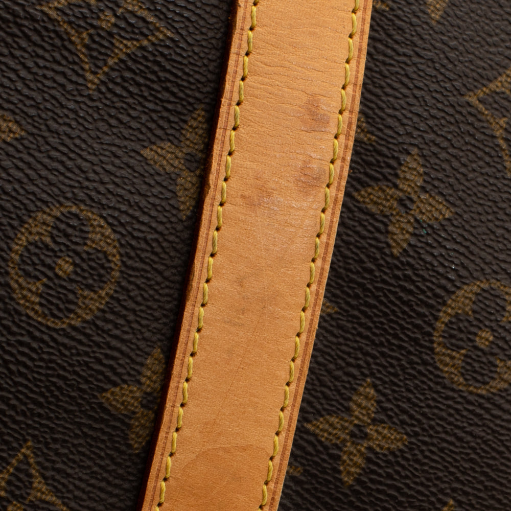 Keepall 60 Vintage en toile monogram marron
