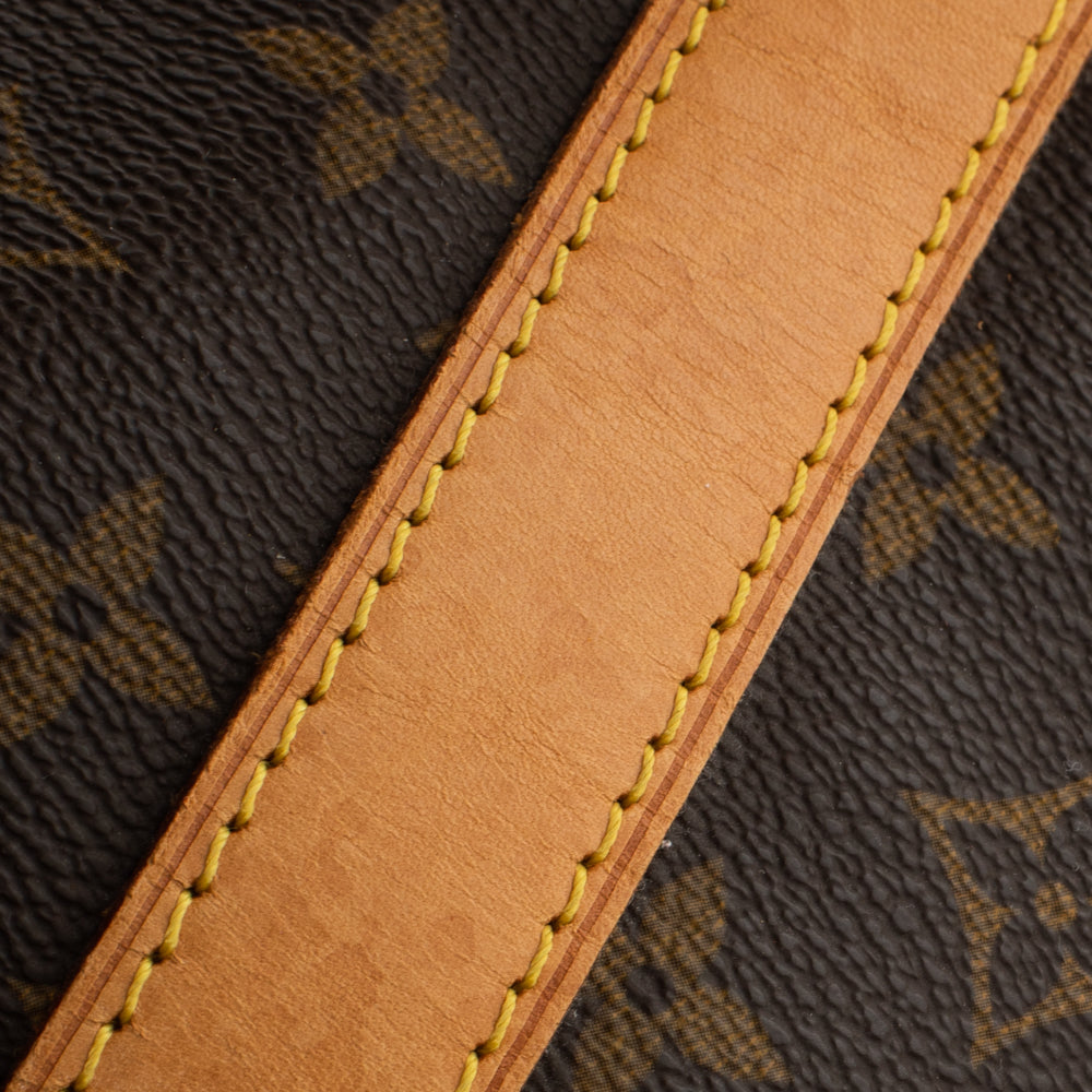 Keepall 60 Vintage en toile monogram marron