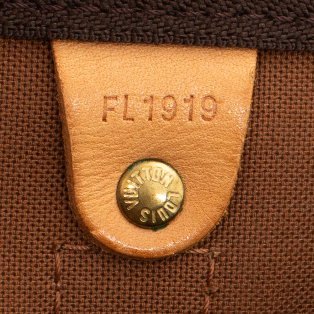 Keepall 60 Vintage en toile monogram marron
