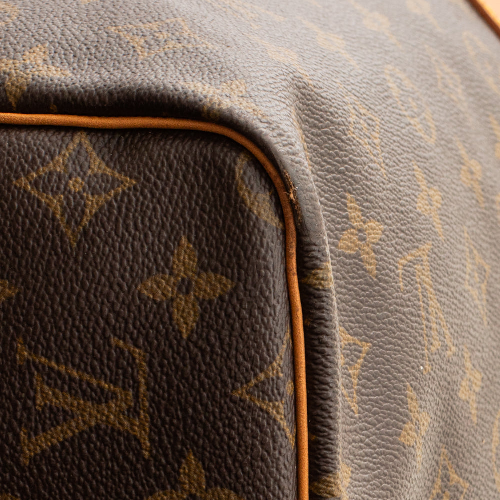 Keepall 60 Vintage en toile monogram marron