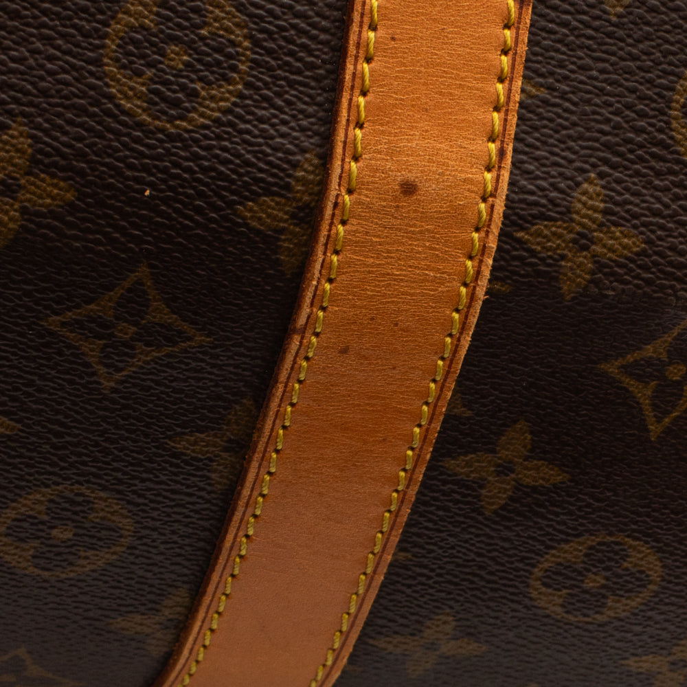 Keepall 60 Vintage en toile monogram marron