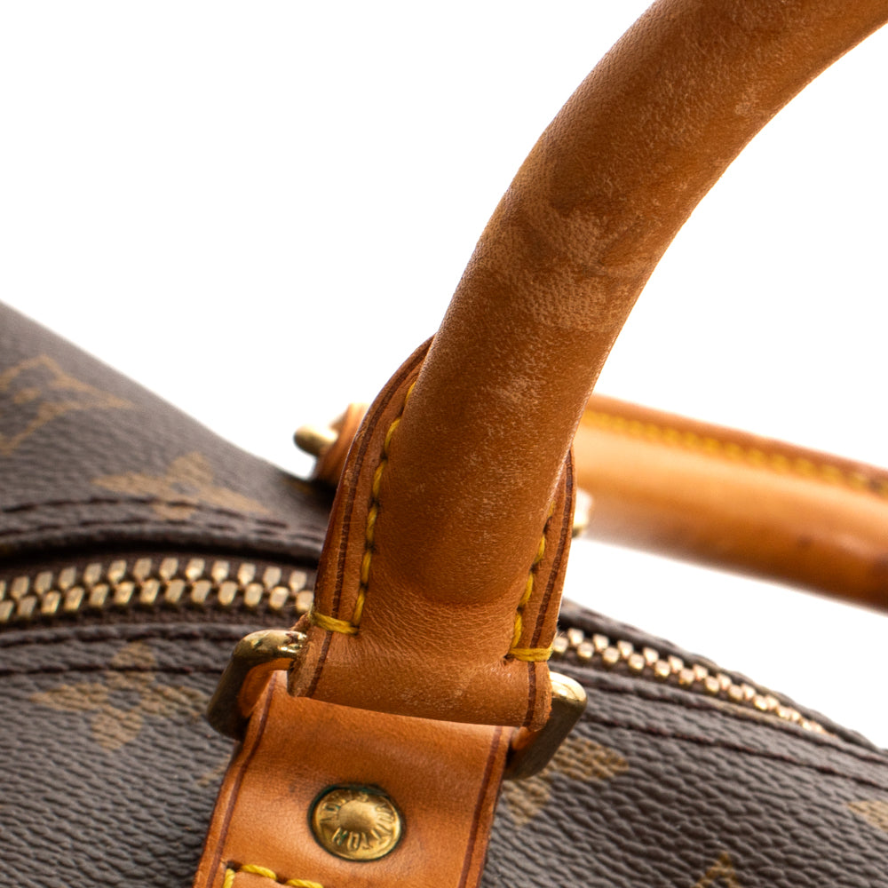 Keepall 60 Vintage en toile monogram marron