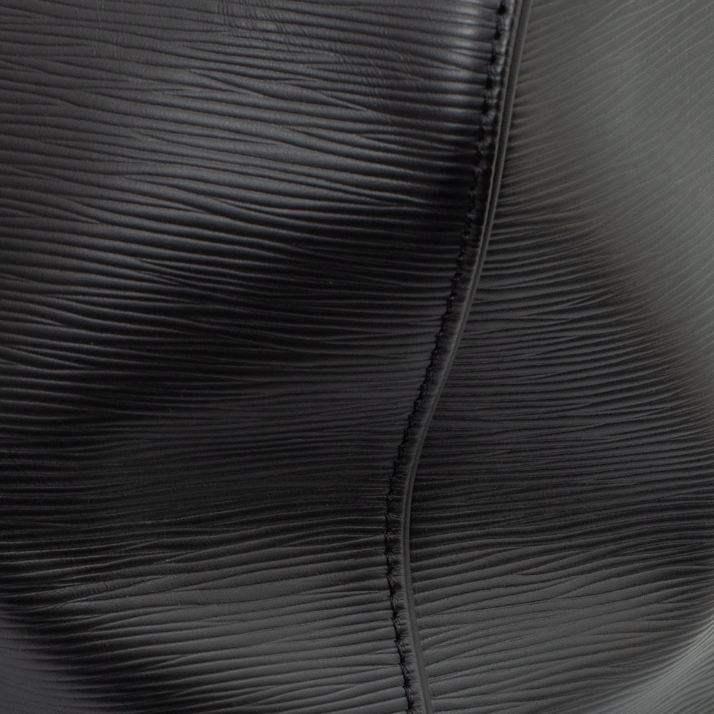 Keepall 55 Vintage en cuir épi noir