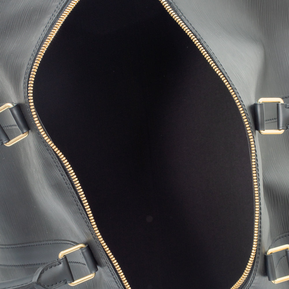 Keepall 55 Vintage en cuir épi noir