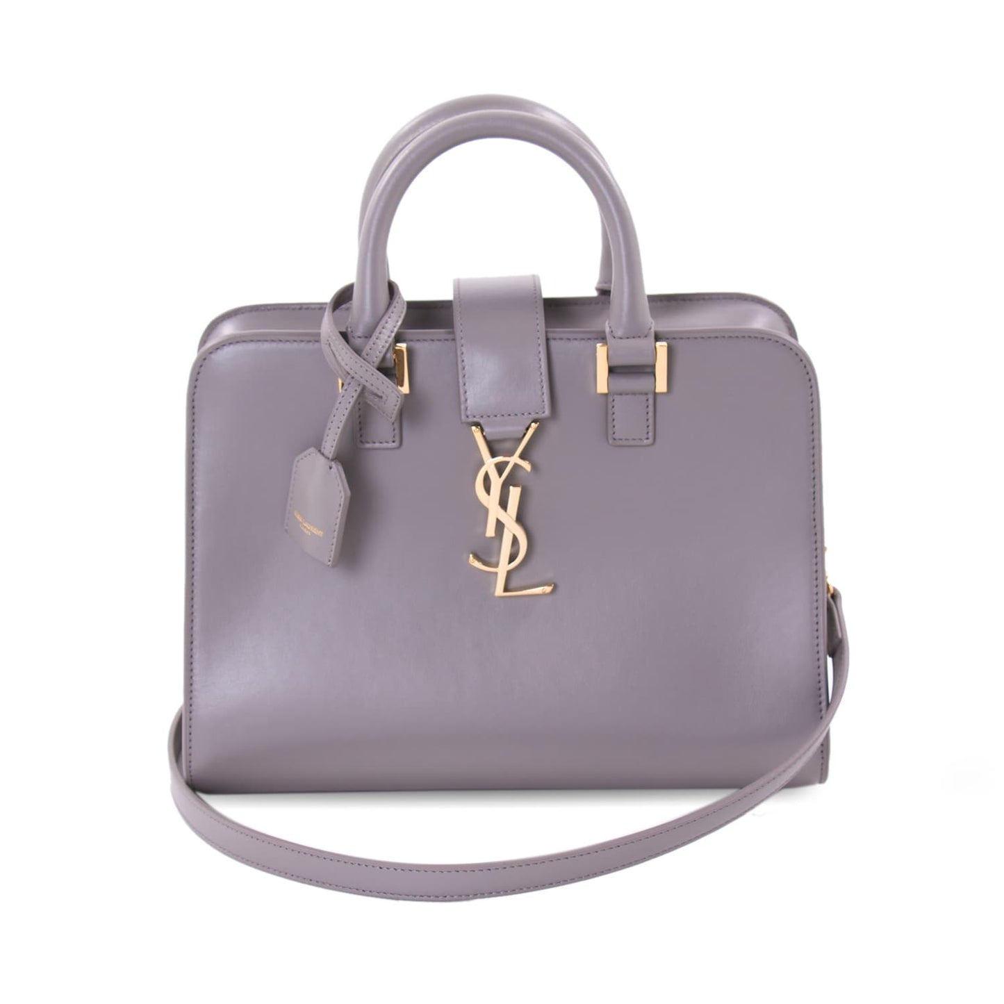 Saint Laurent Monogram Cabas Baby Leather Tote