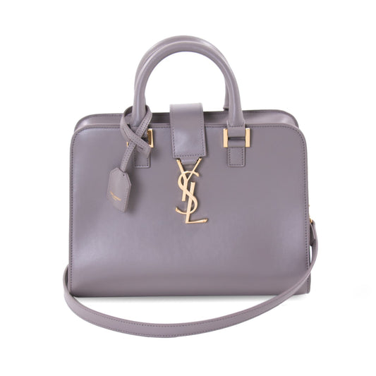 Saint Laurent Monogram Cabas Baby Leather Tote