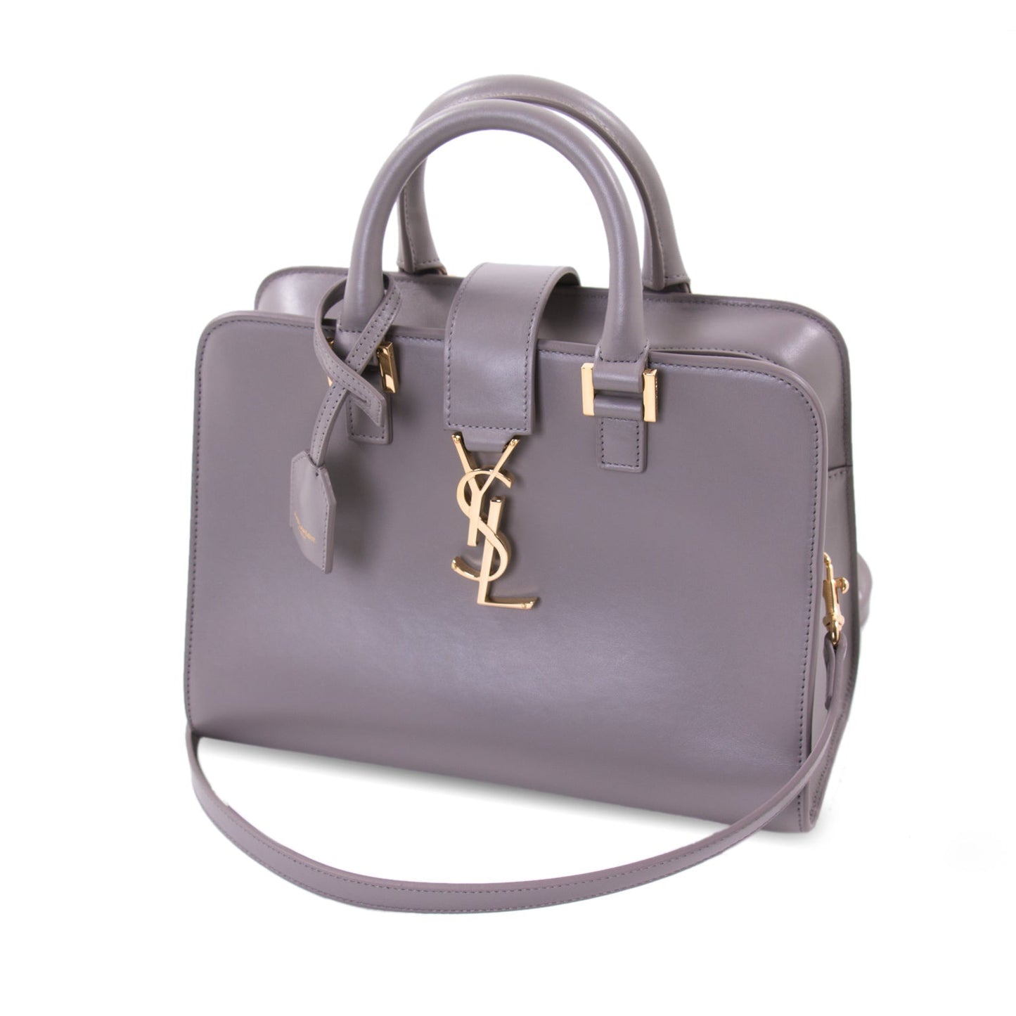 Saint Laurent Monogram Cabas Baby Leather Tote