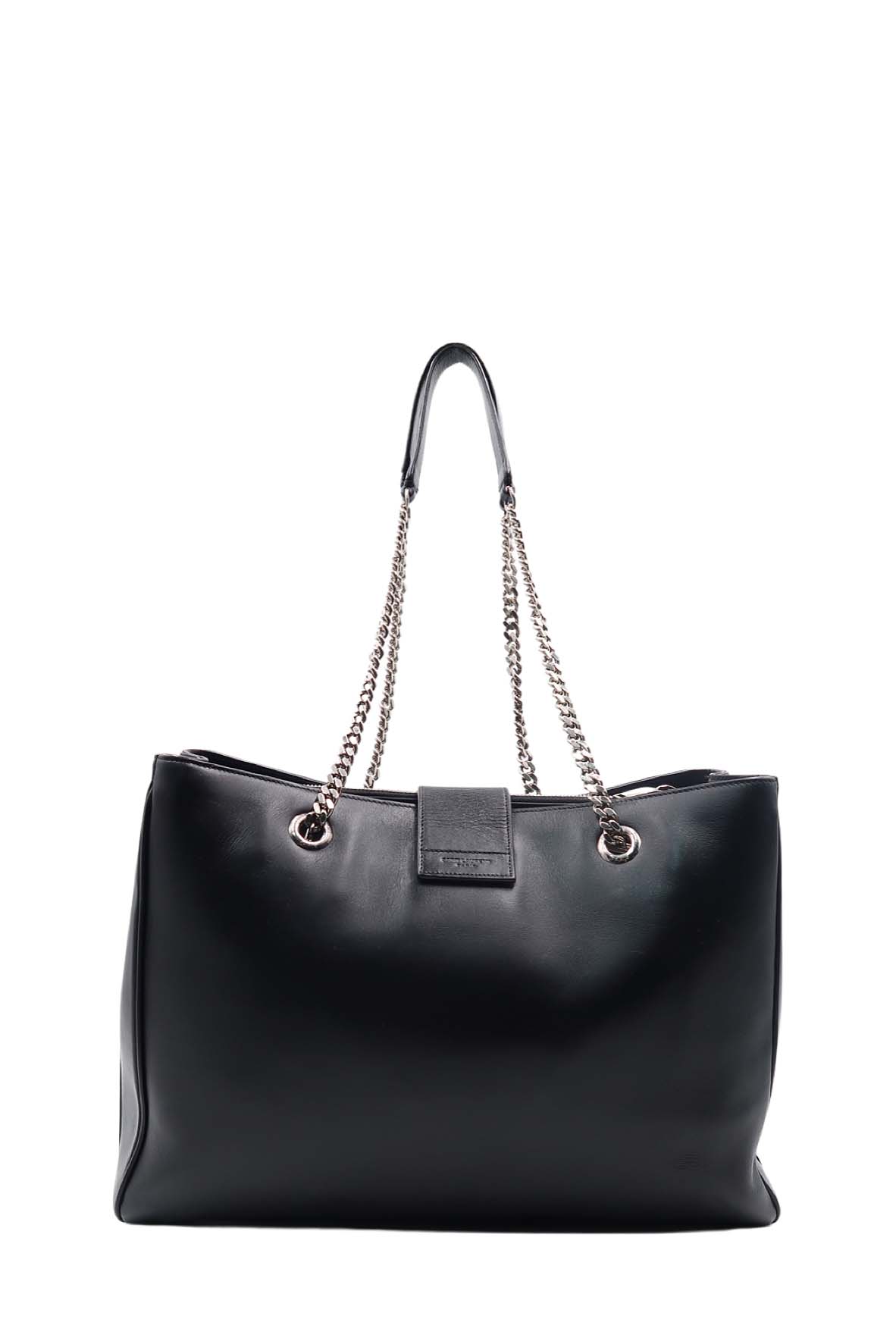 Cassandre Monogram Shopping Tote Black