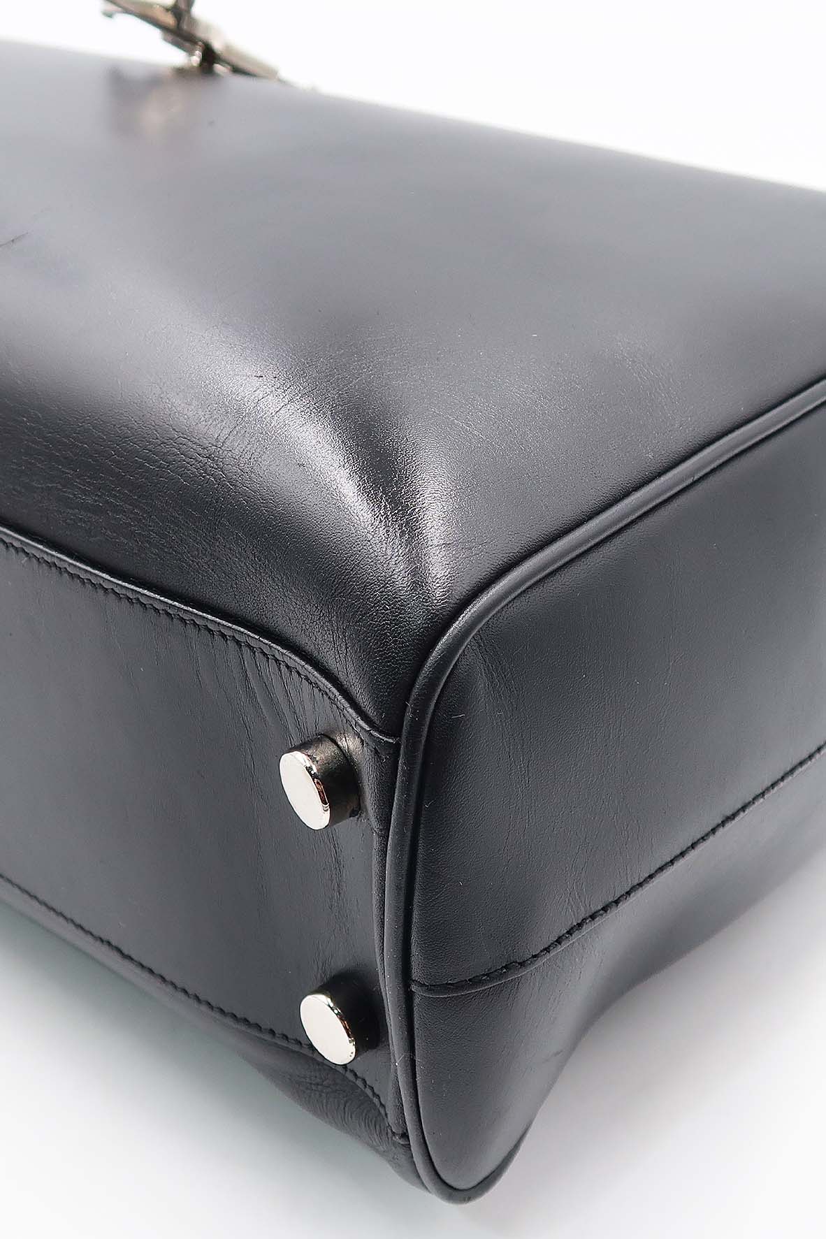 Cassandre Monogram Shopping Tote Black