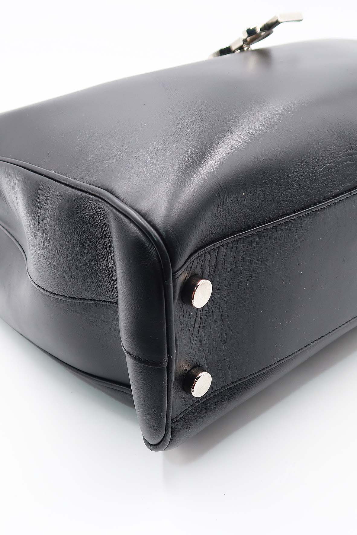 Cassandre Monogram Shopping Tote Black