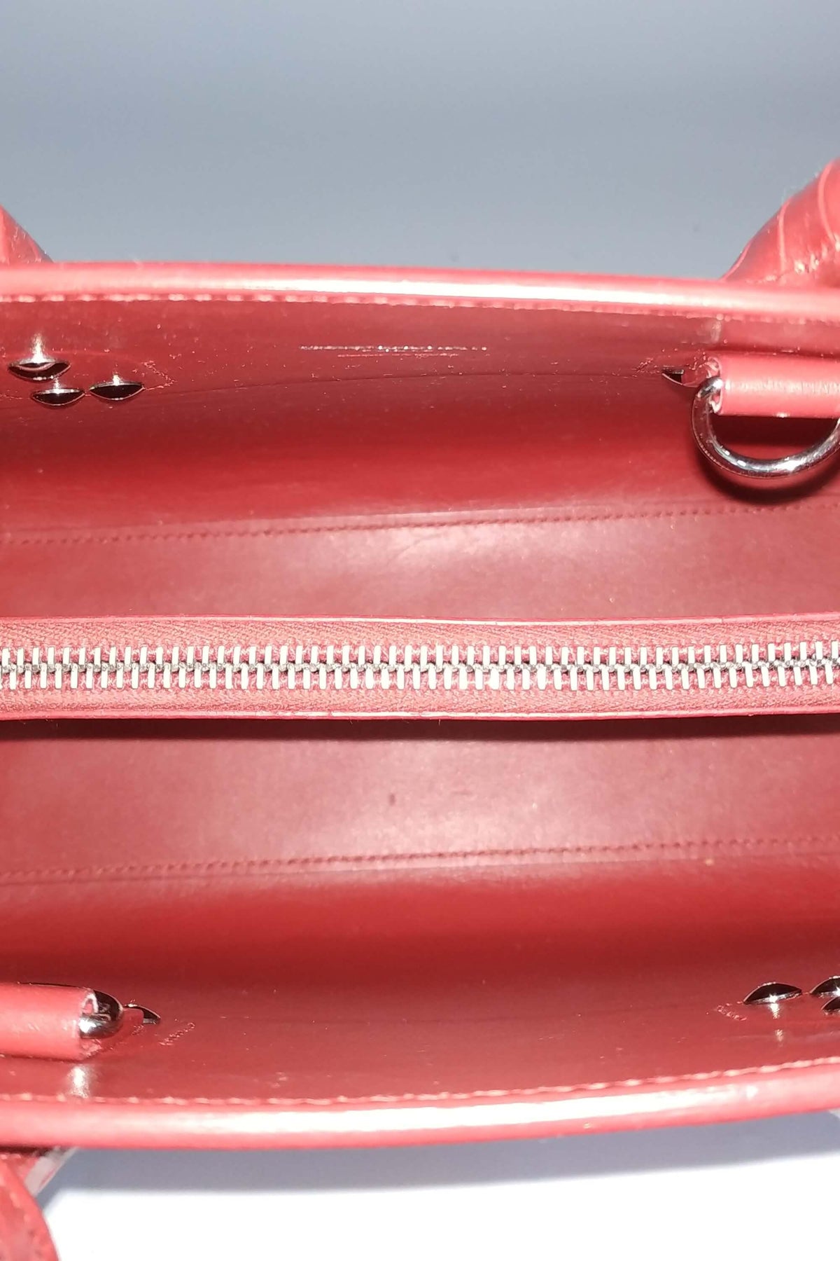 Classic Baby Sac De Jour Crocodile Embossed Red
