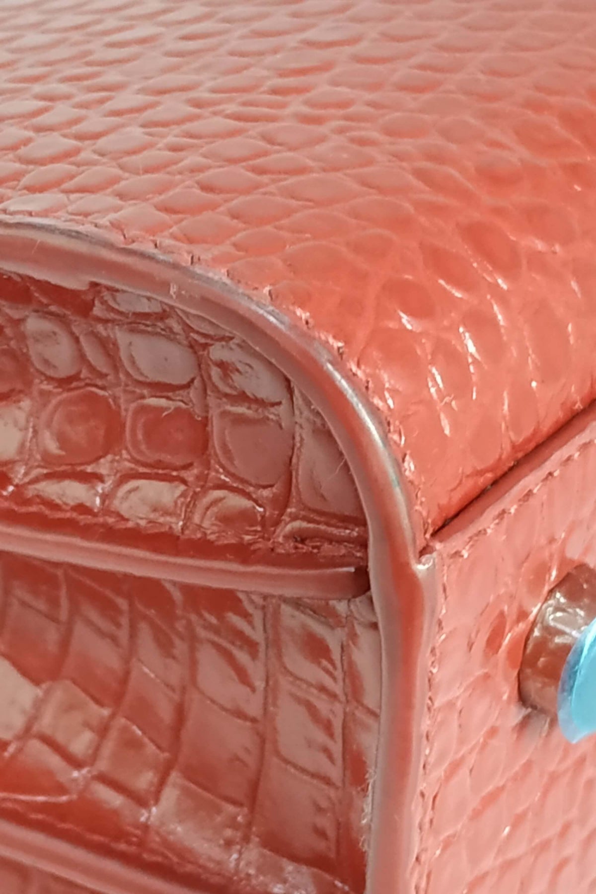 Classic Baby Sac De Jour Crocodile Embossed Red