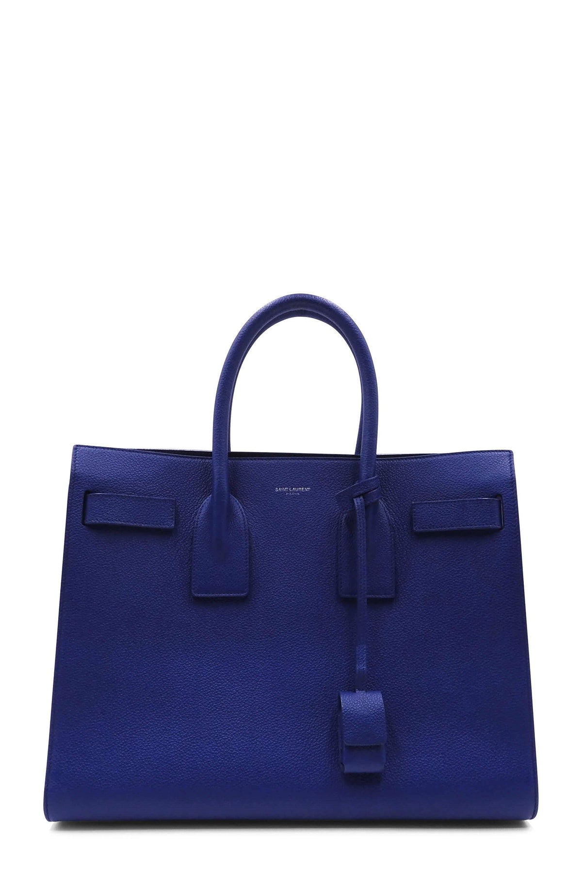 Classic Small Sac De Jour Blue with Silver Hardware