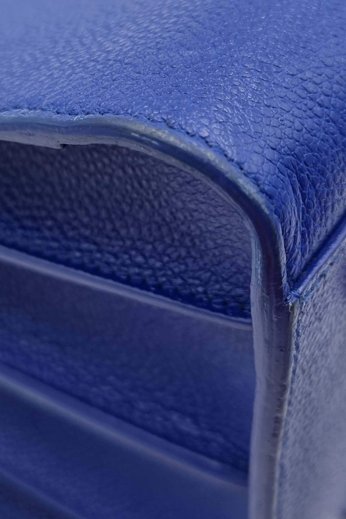 Classic Small Sac De Jour Blue with Silver Hardware