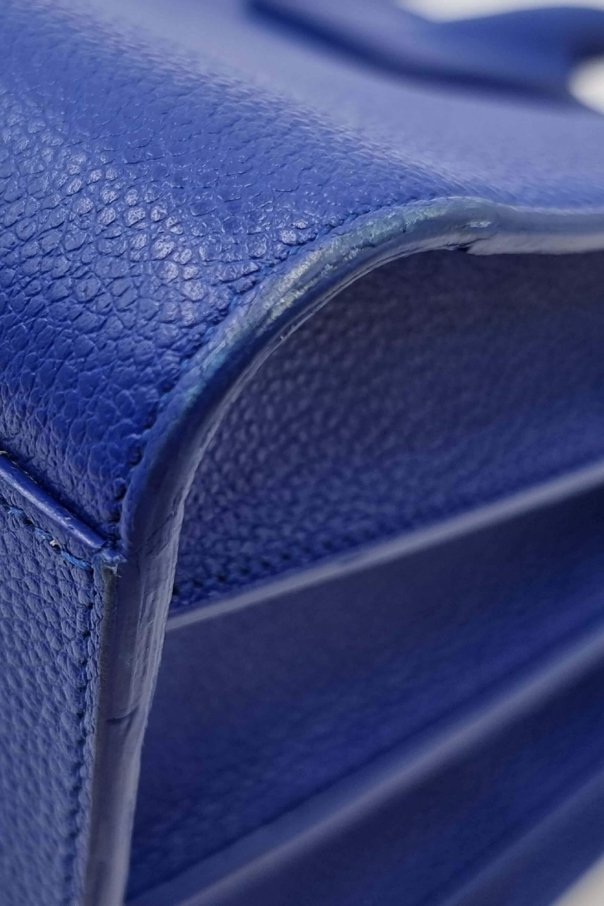 Classic Small Sac De Jour Blue with Silver Hardware
