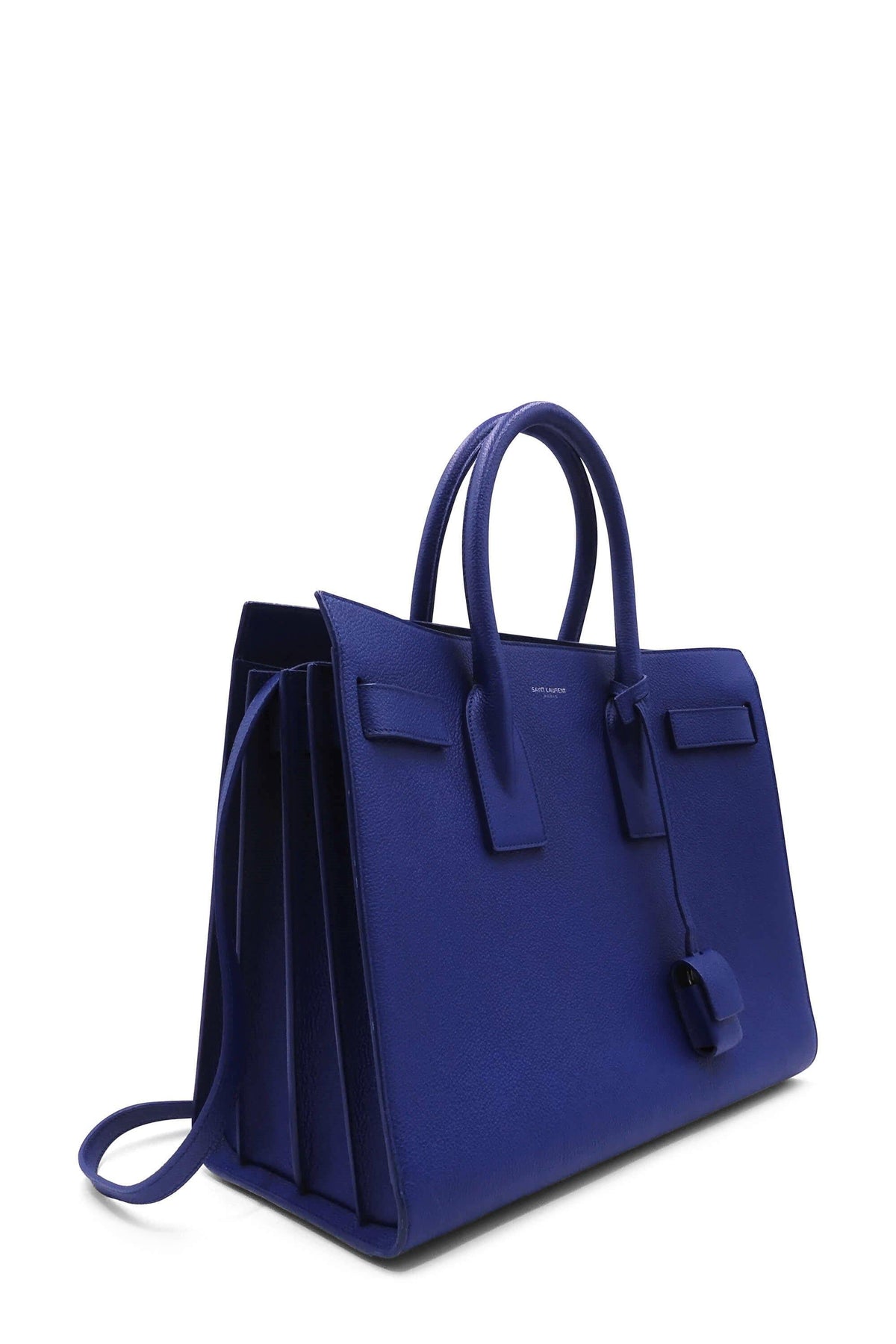 Classic Small Sac De Jour Blue with Silver Hardware