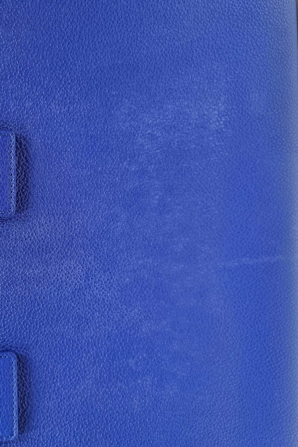 Classic Small Sac De Jour Blue with Silver Hardware