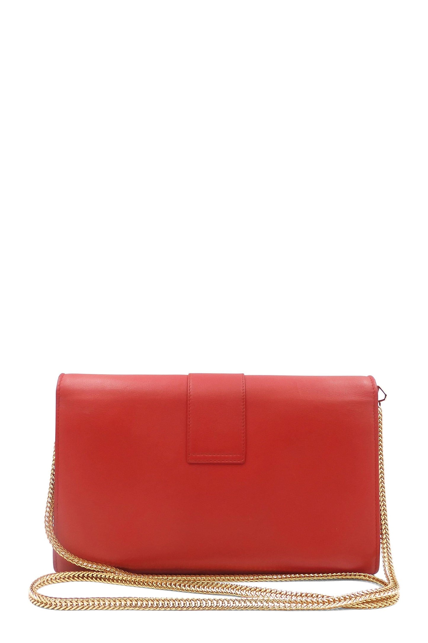Classic Y Ligne Wallet on Chain Red