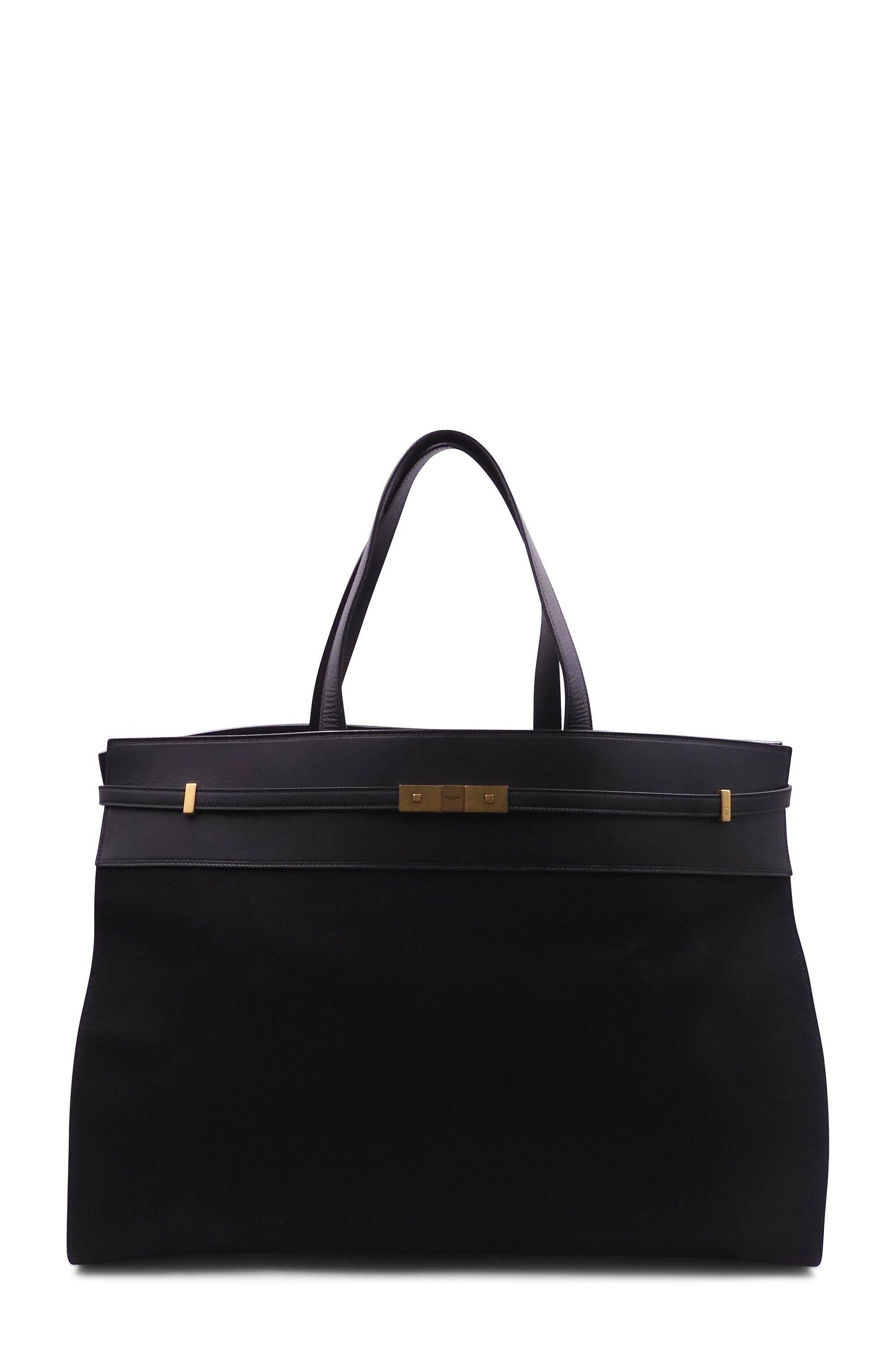Large Manhattan Canvas Tote Black