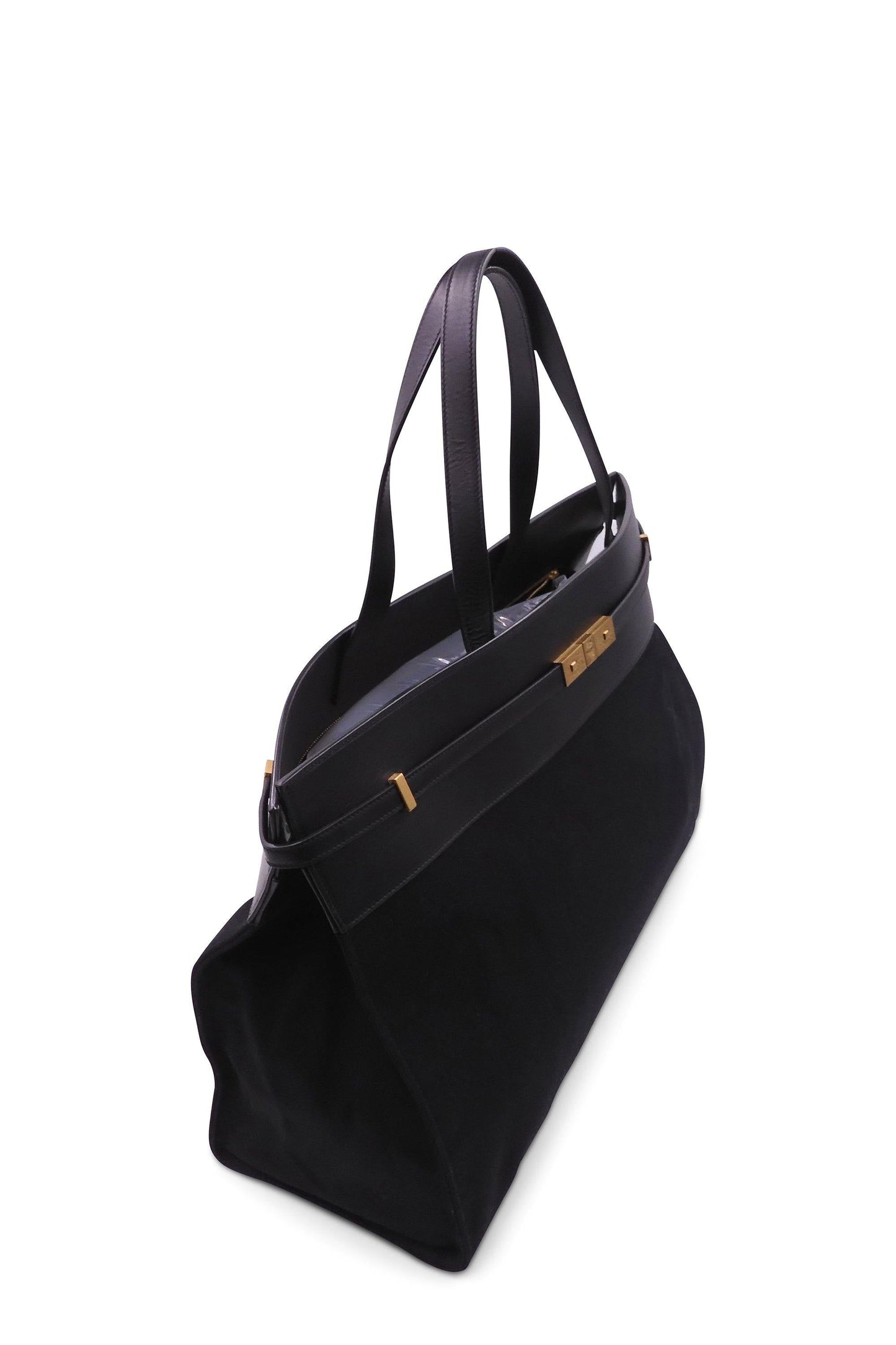 Large Manhattan Canvas Tote Black