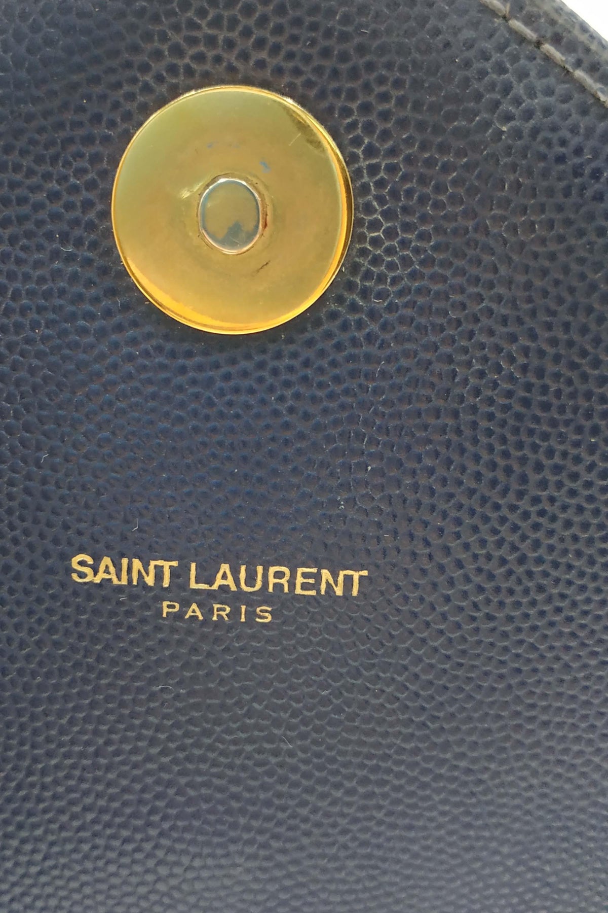 Large Matelasse Monogram Envelope Bag Blue