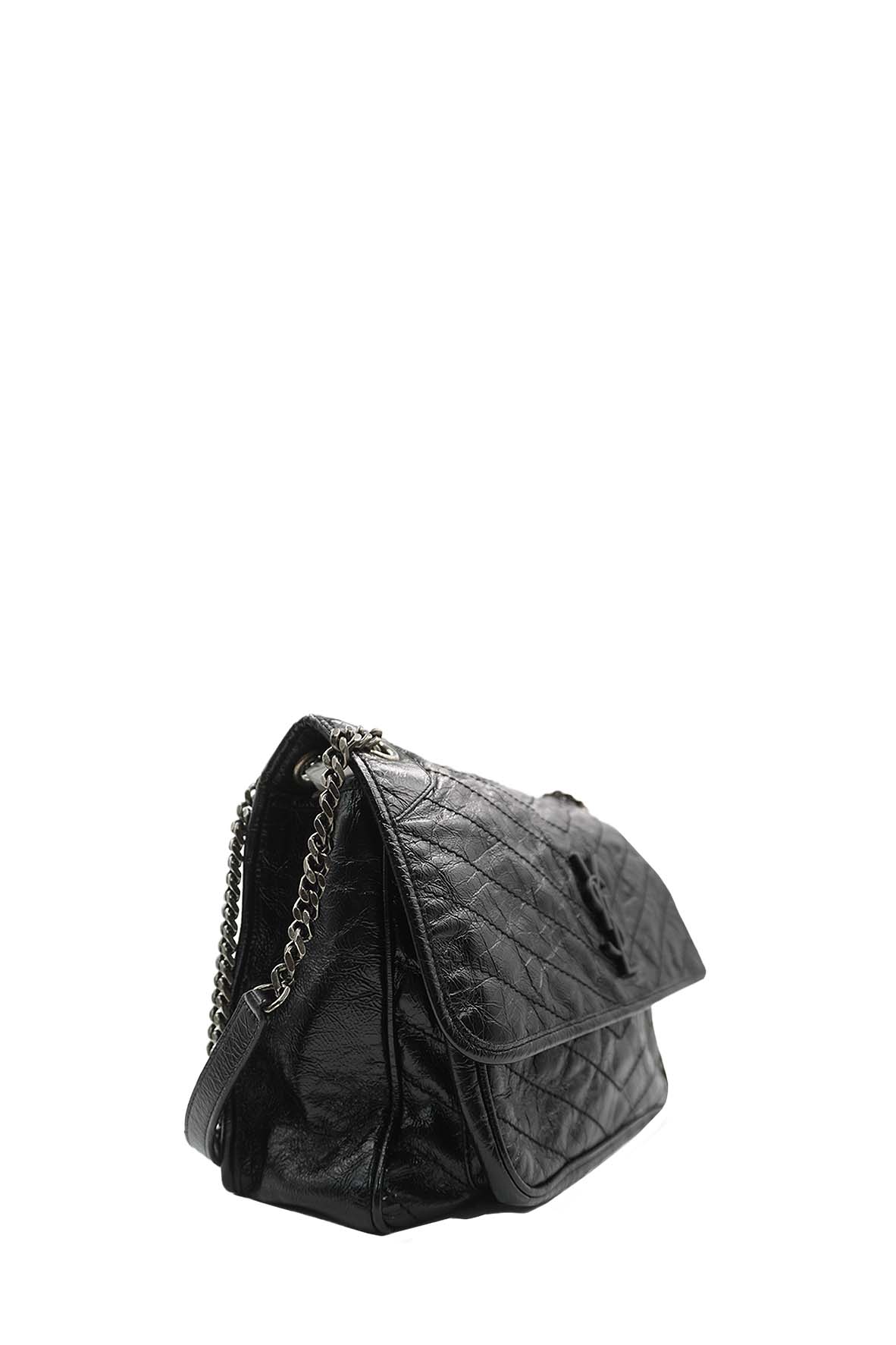 Large Monogram Matelasse Niki Bag Black