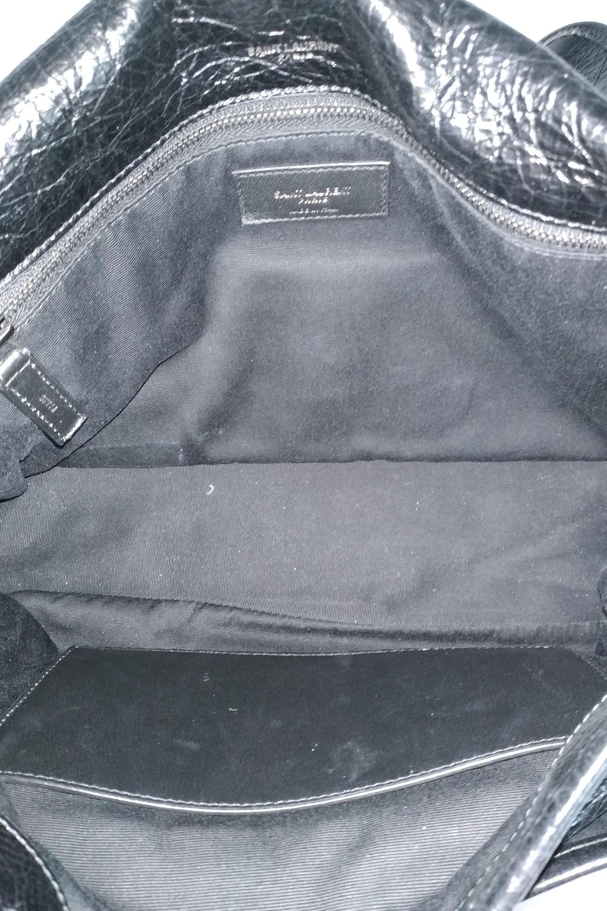 Large Niki Black with Silver Hardware Black