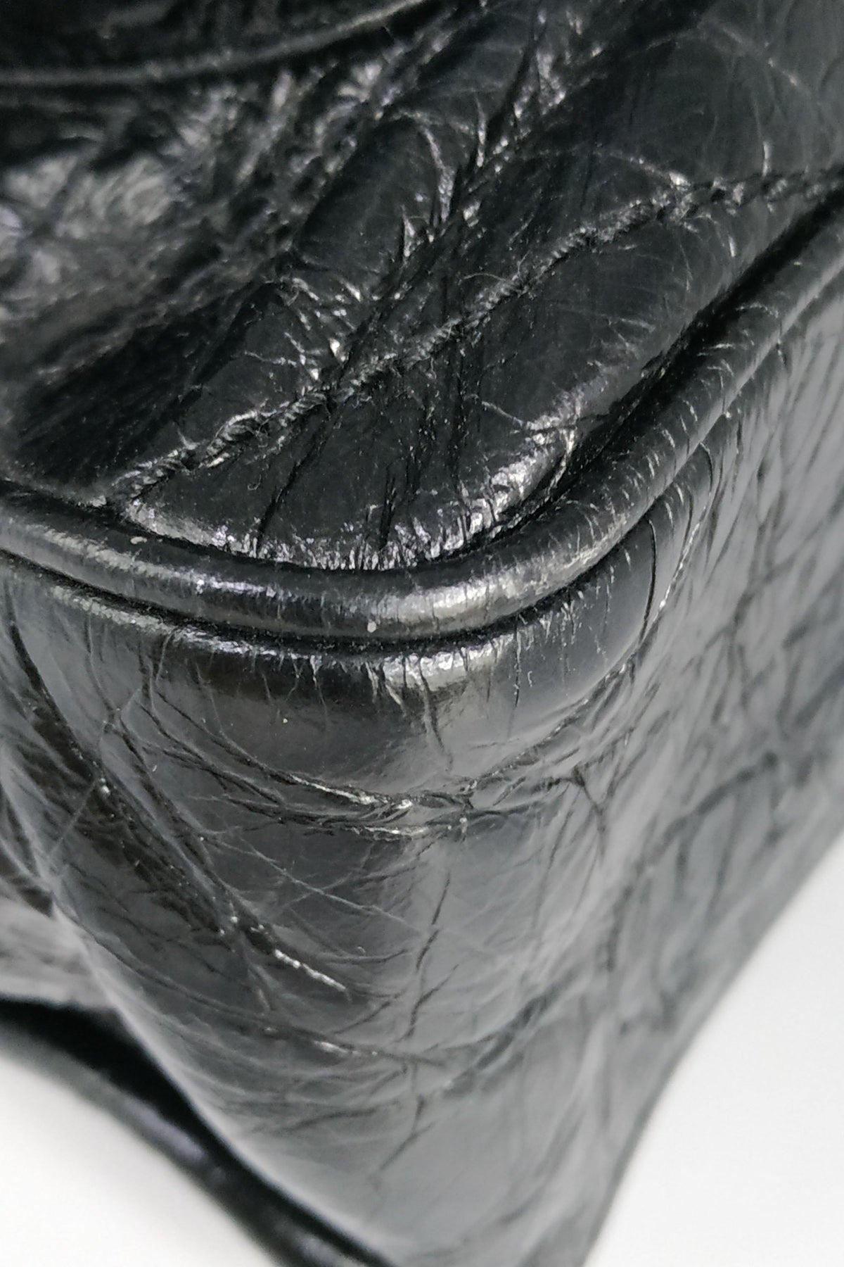 Large Niki Black with Silver Hardware Black