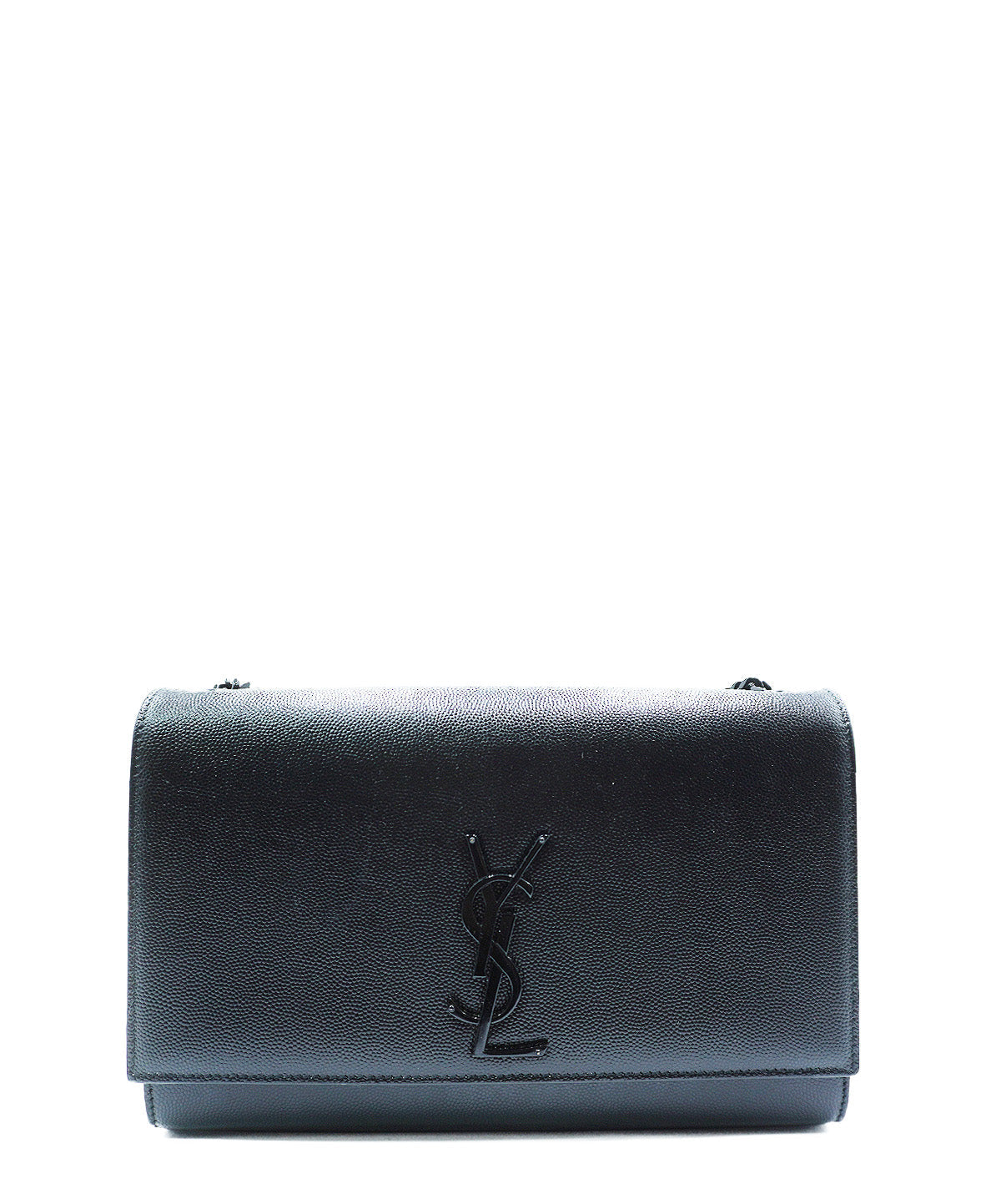 Medium Monogram Kate Grain Leather Black