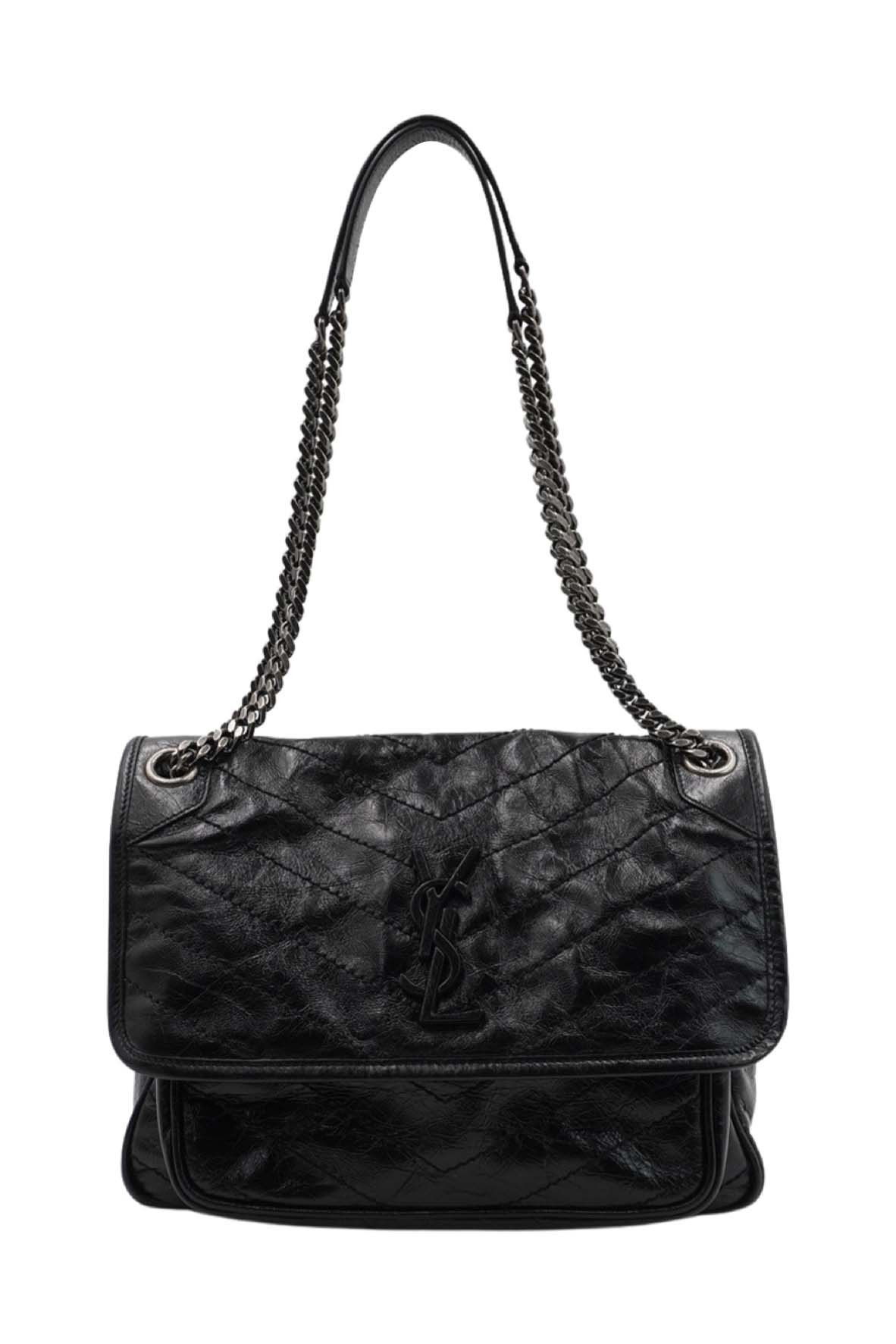 Medium Niki Crinkle Black