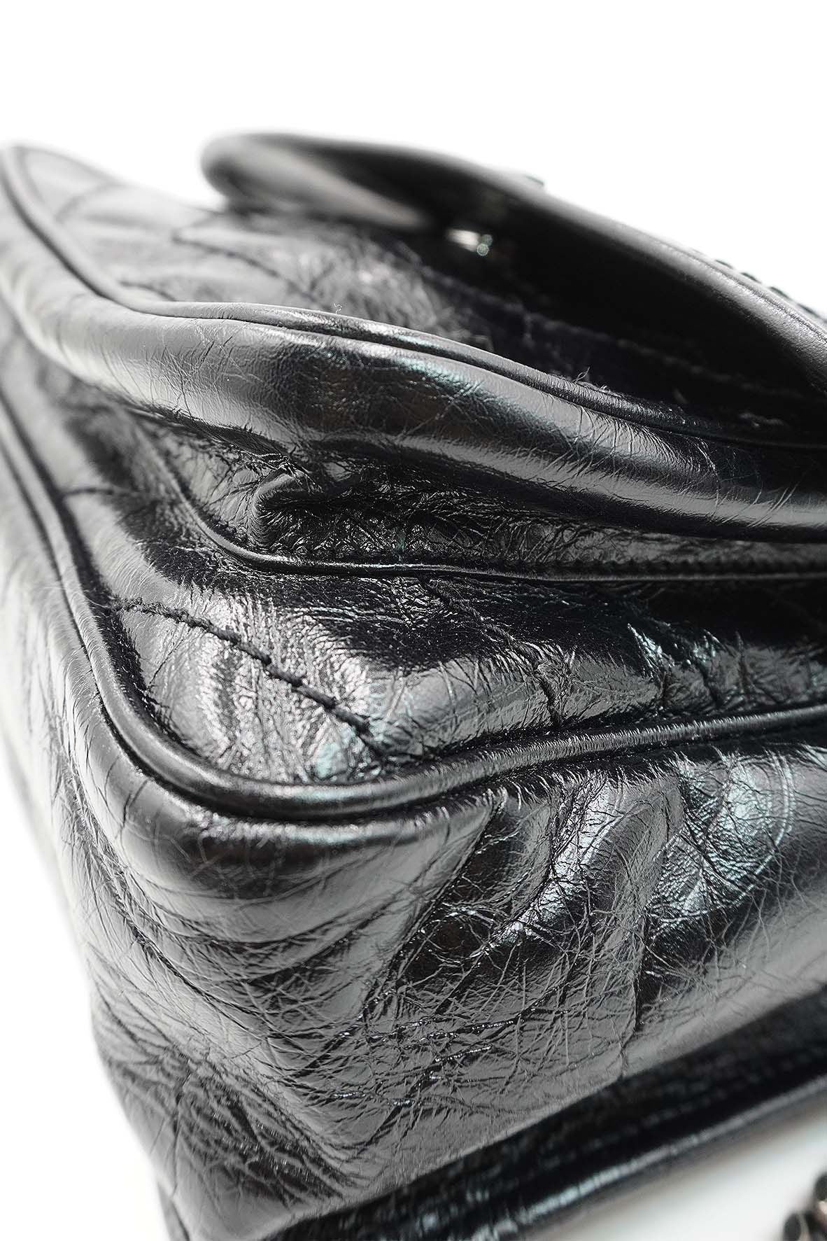 Medium Niki Crinkle Black