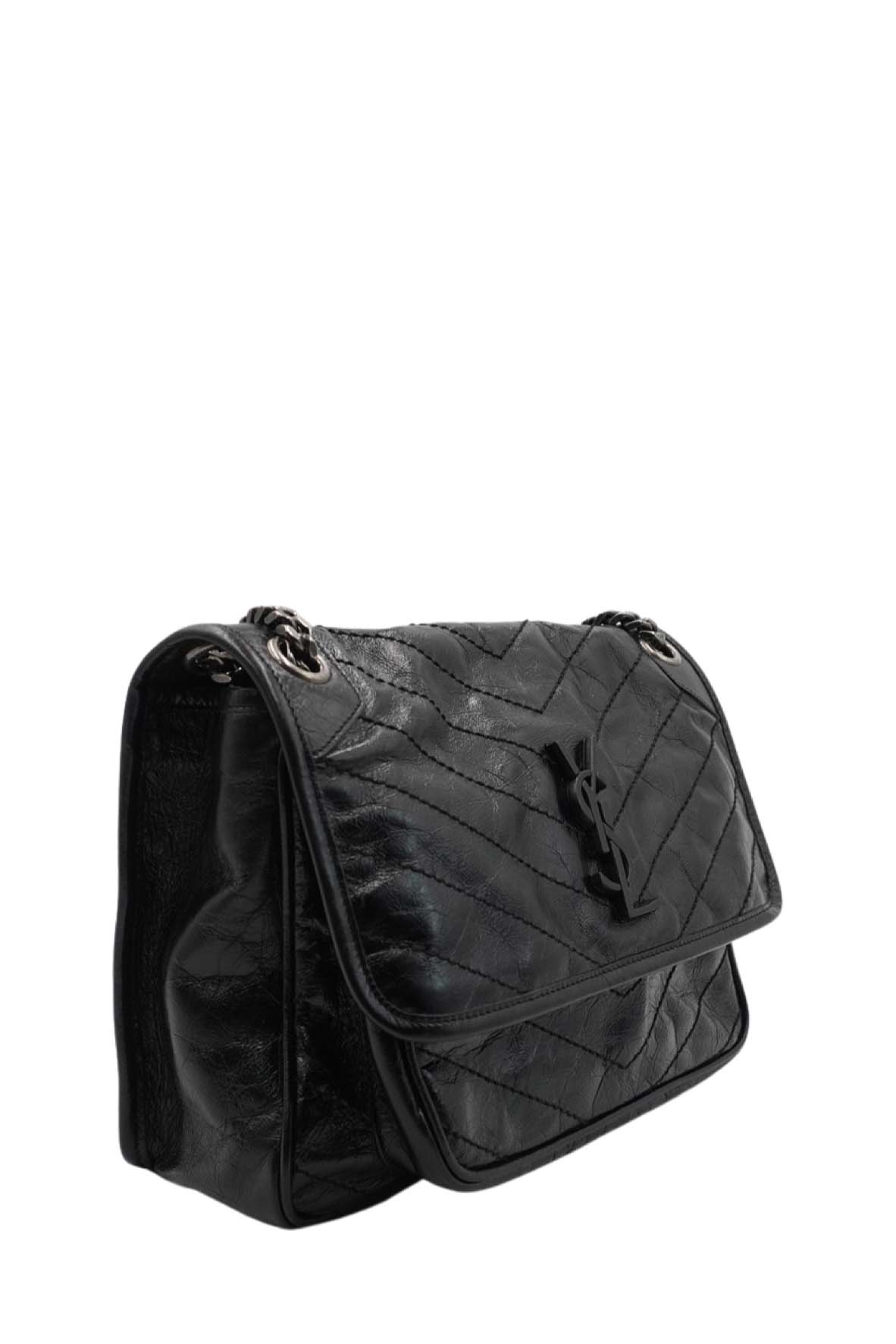 Medium Niki Crinkle Black