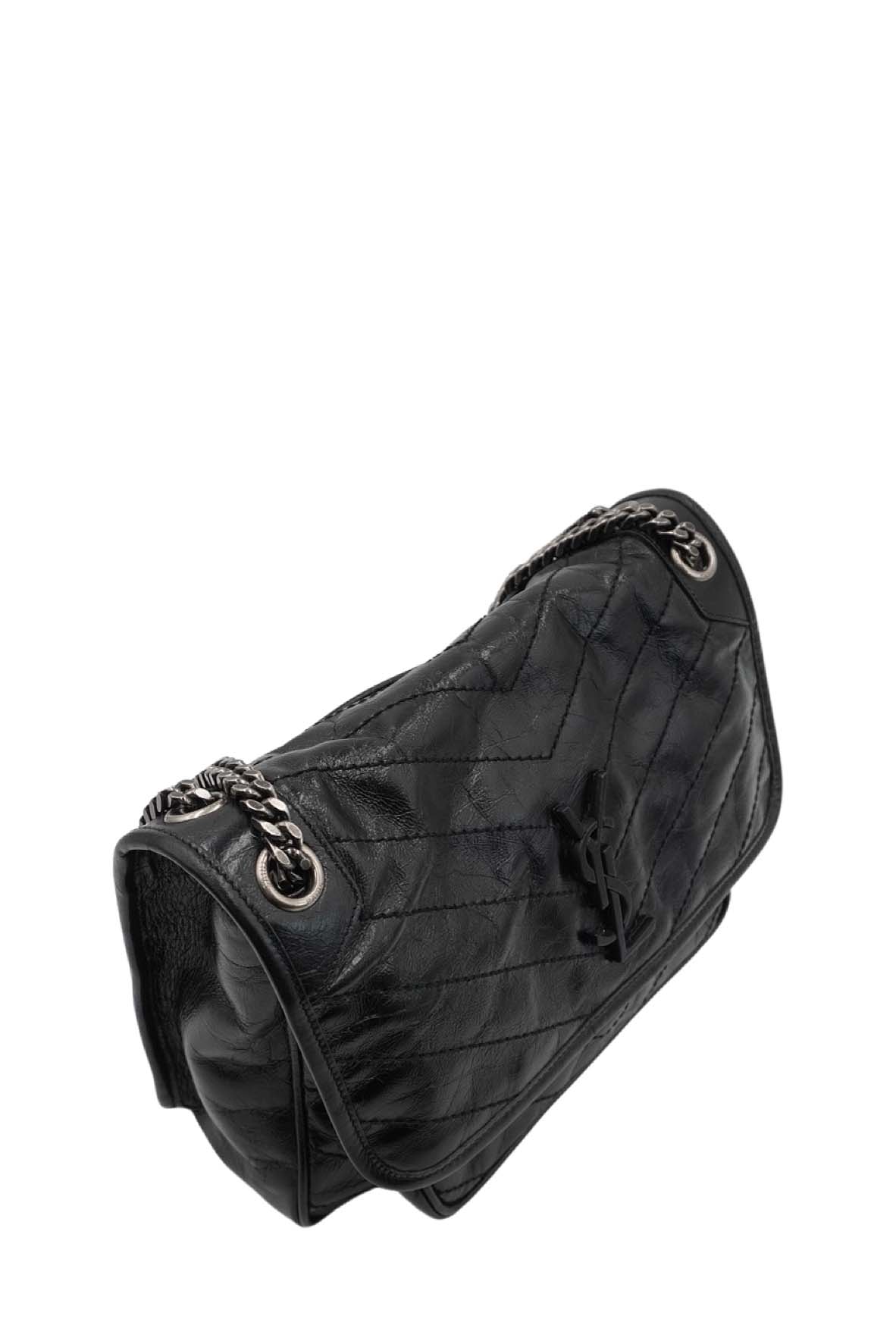 Medium Niki Crinkle Black