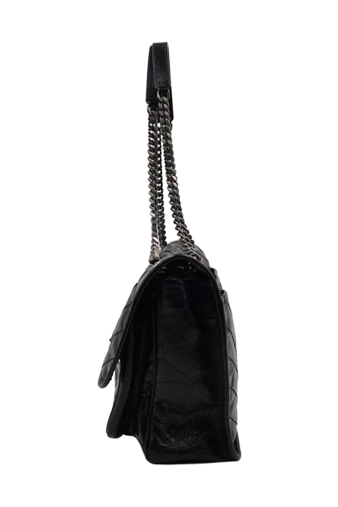 Medium Niki Crinkle Black