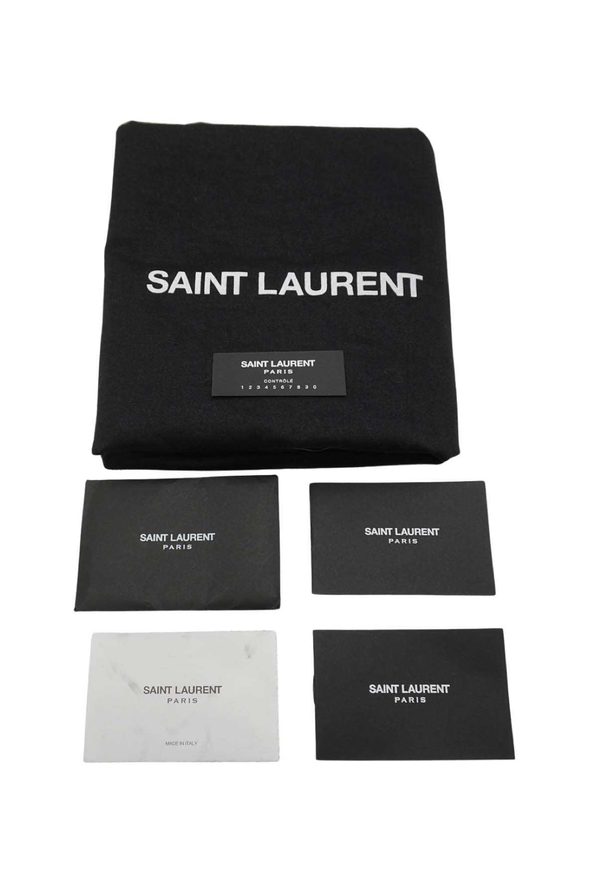 Medium Niki Shopper Tote Crocodile Embossed Leather Black