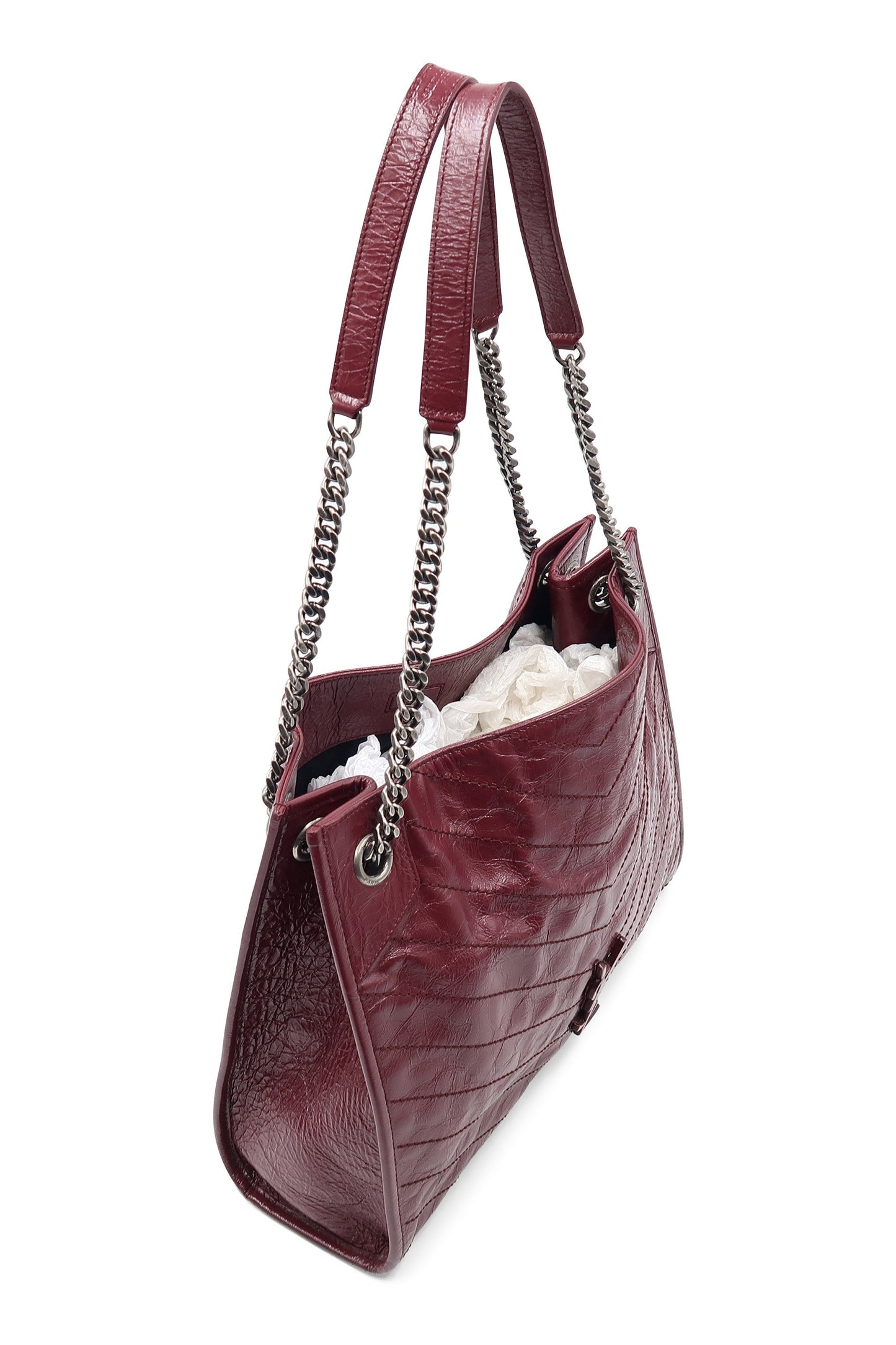 Medium Niki Shopping Tote Maroon